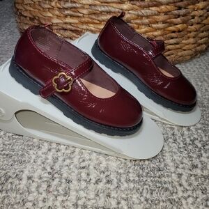 Old Navy Kids Burgundy Mary Jane Shoes